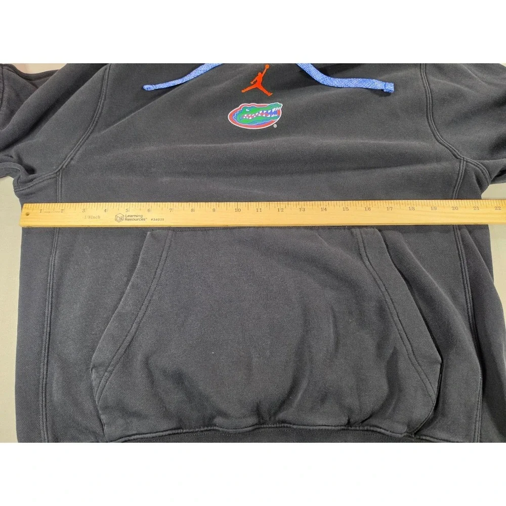 Jordan Florida Gators Hoodie Mens Small Black Blue Colorblock Jumpman Pullover